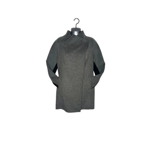 Vince Women’s Sweater-back Draped Jacket Grey Wool Blend Size XXS - Picture 8 of 14